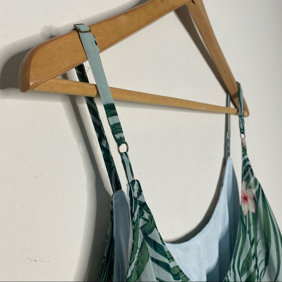 BOGO Show Me Your Mumu Caitlin Maxi Hanalei Dream Palm Print Dress Medium 6 8 - Picture 7 of 9